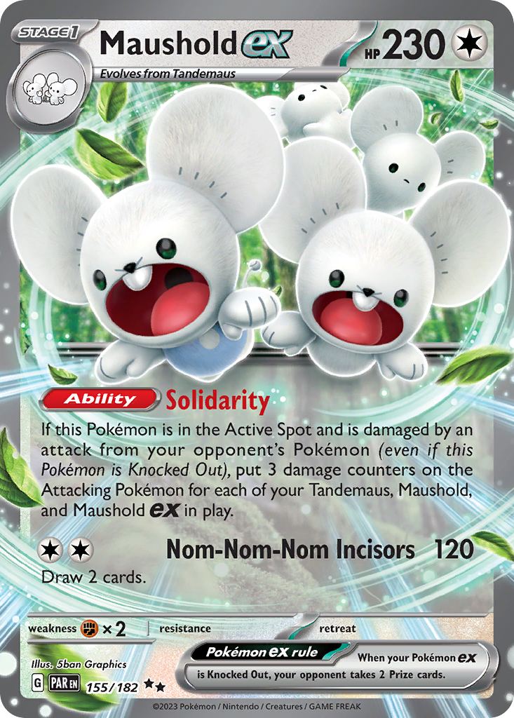 155/182 [SV4] Maushold ex - Double Rare