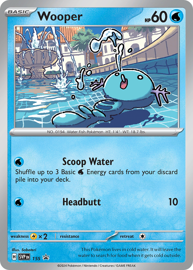 155/215 [PR-SV] Wooper - Promo