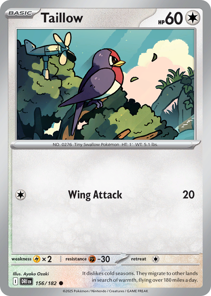 156/182 [DRI] Taillow - Common