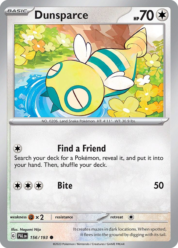 156/193 [SV2] Dunsparce - Common