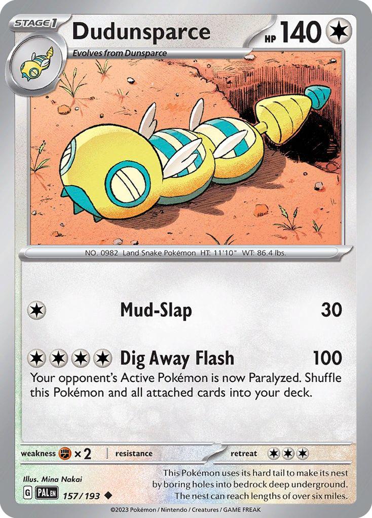 157/193 [SV2] Dudunsparce - Uncommon