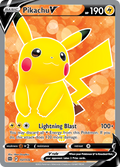 157/172 [BRS] Pikachu V - Rare Ultra