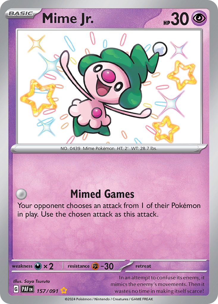 157/91 [SV4PT5] Mime Jr. - Shiny Rare