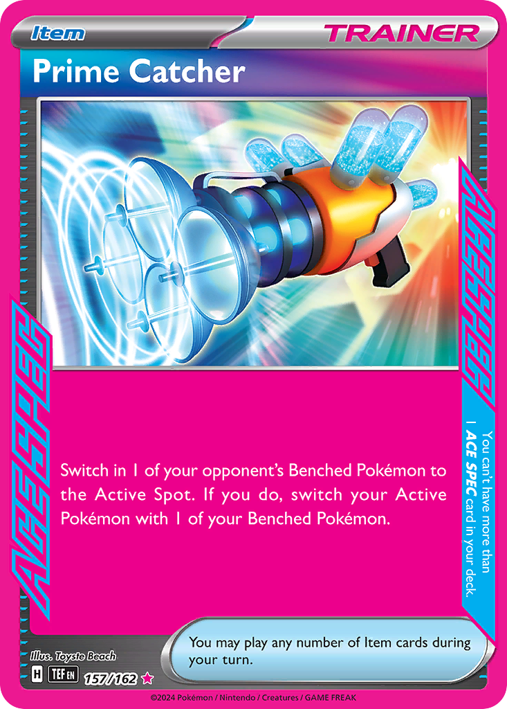 157/162 [TEF] Prime Catcher - ACE SPEC Rare