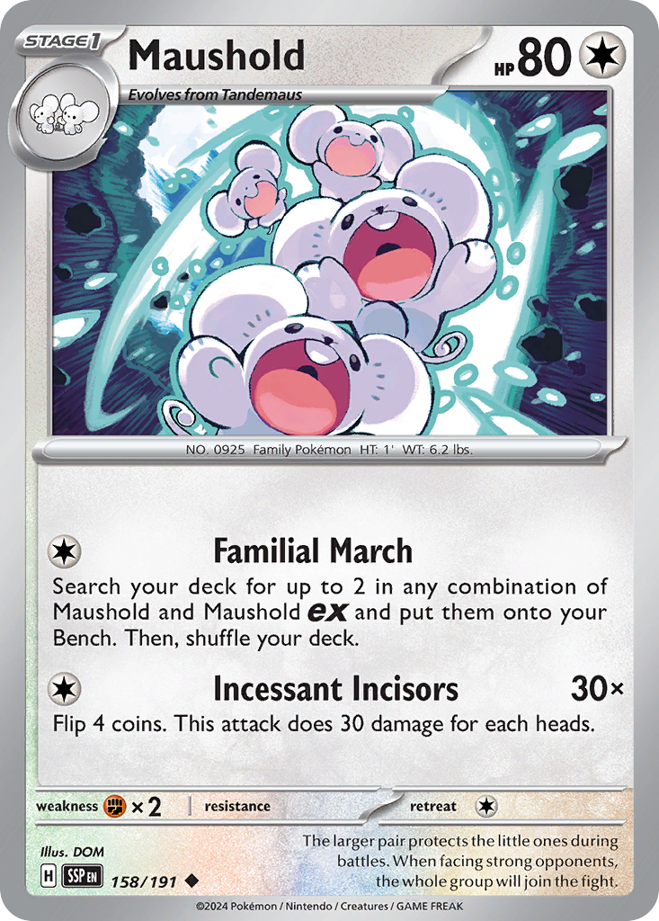 158/191 [SSP] Maushold - Uncommon