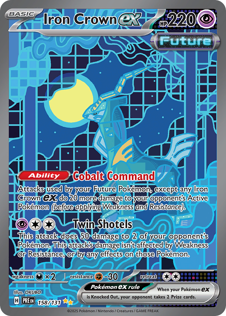 158/131 [PRE] Iron Crown ex - Special Illustration Rare