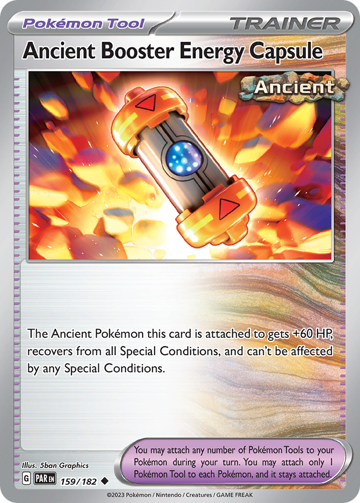 159/182 [SV4] Ancient Booster Energy Capsule - Uncommon