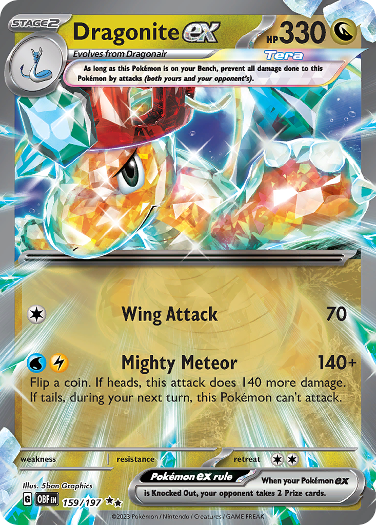 159/197 [SV3] Dragonite ex - Double Rare