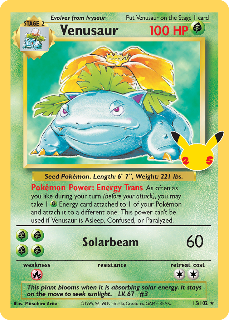 15/25 [CEL] Venusaur - Classic Collection
