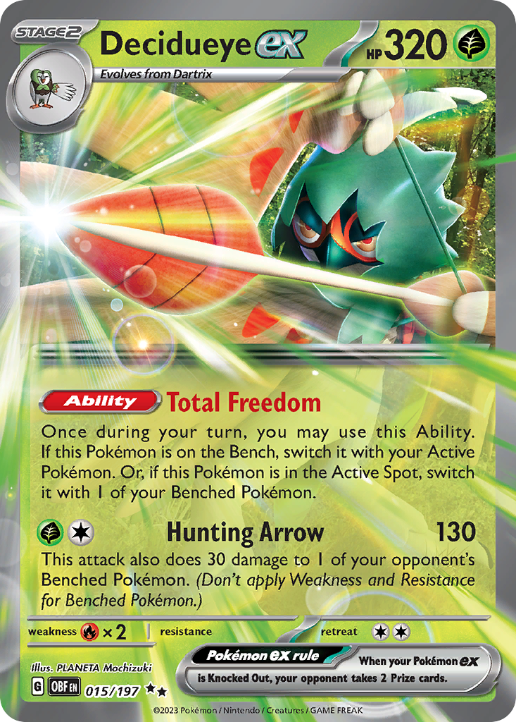 15/197 [SV3] Decidueye ex - Double Rare
