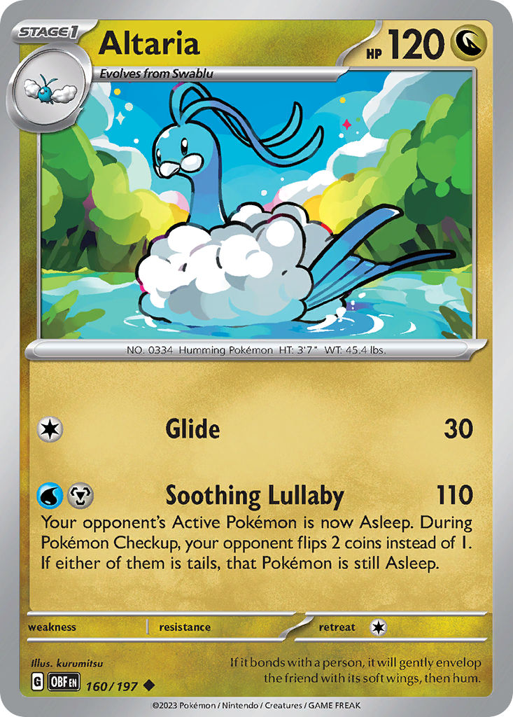 160/197 [SV3] Altaria - Uncommon