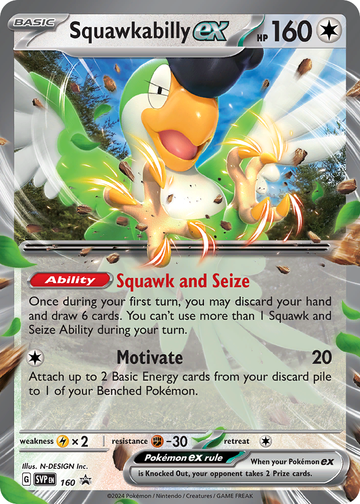 160/215 [PR-SV] Squawkabilly ex - Promo