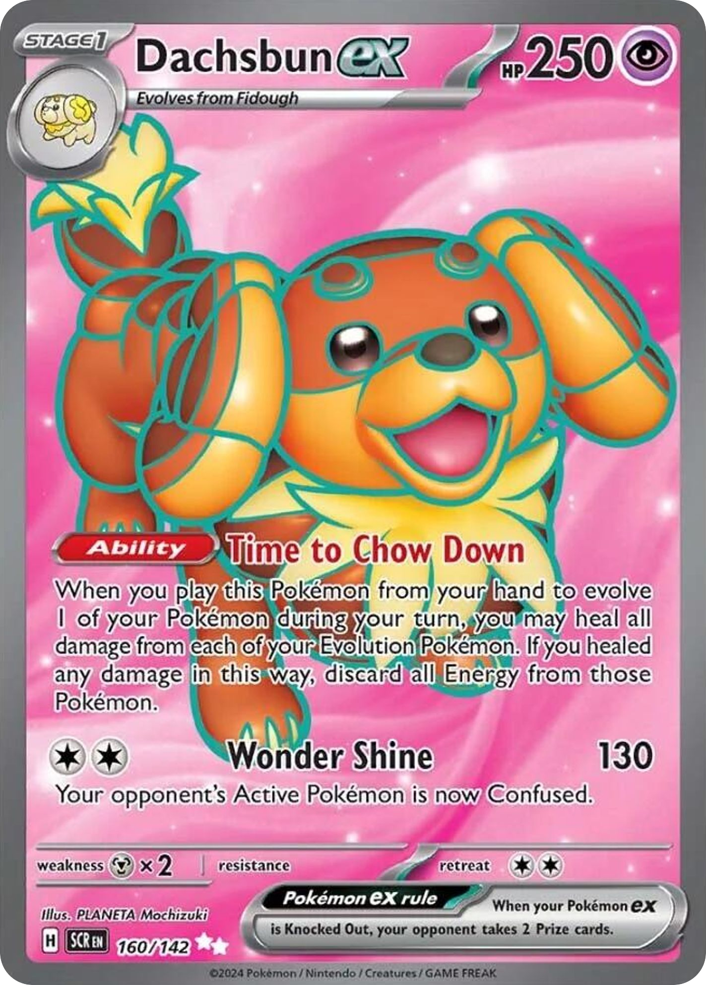 160/142 [SCR] Dachsbun ex - Ultra Rare