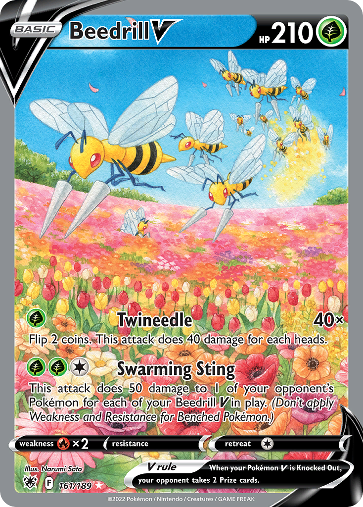 161/189 [ASR] Beedrill V - Rare Ultra