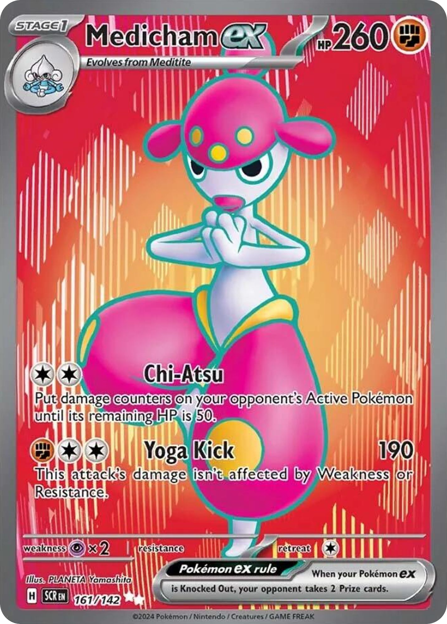 161/142 [SCR] Medicham ex - Ultra Rare