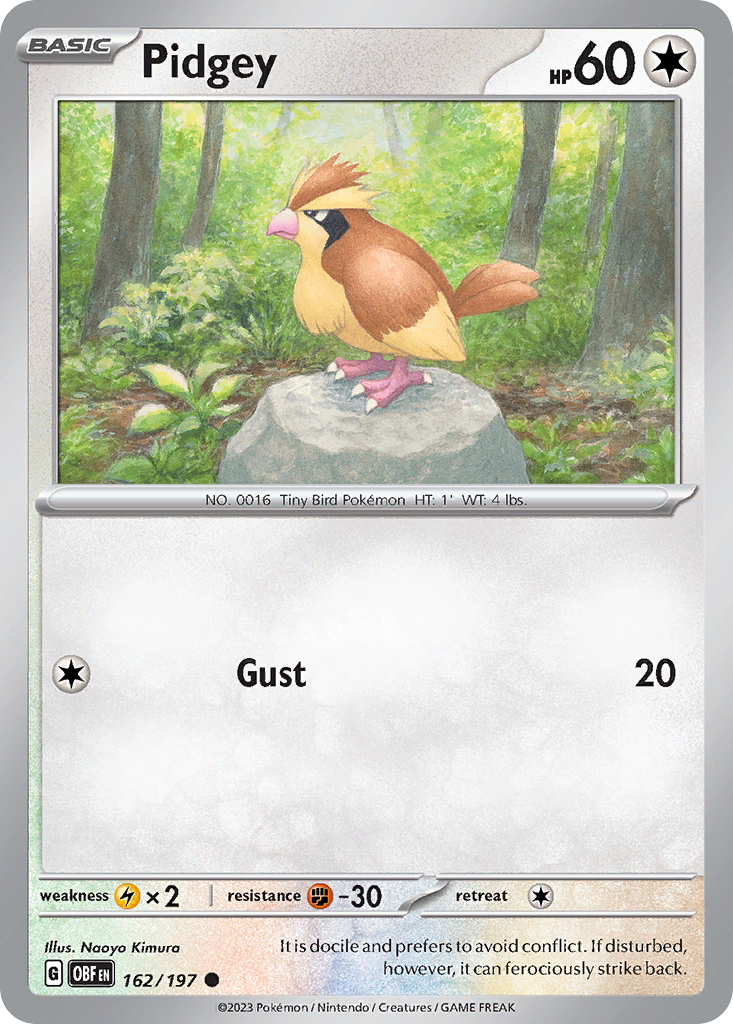 162/197 [SV3] Pidgey - Common