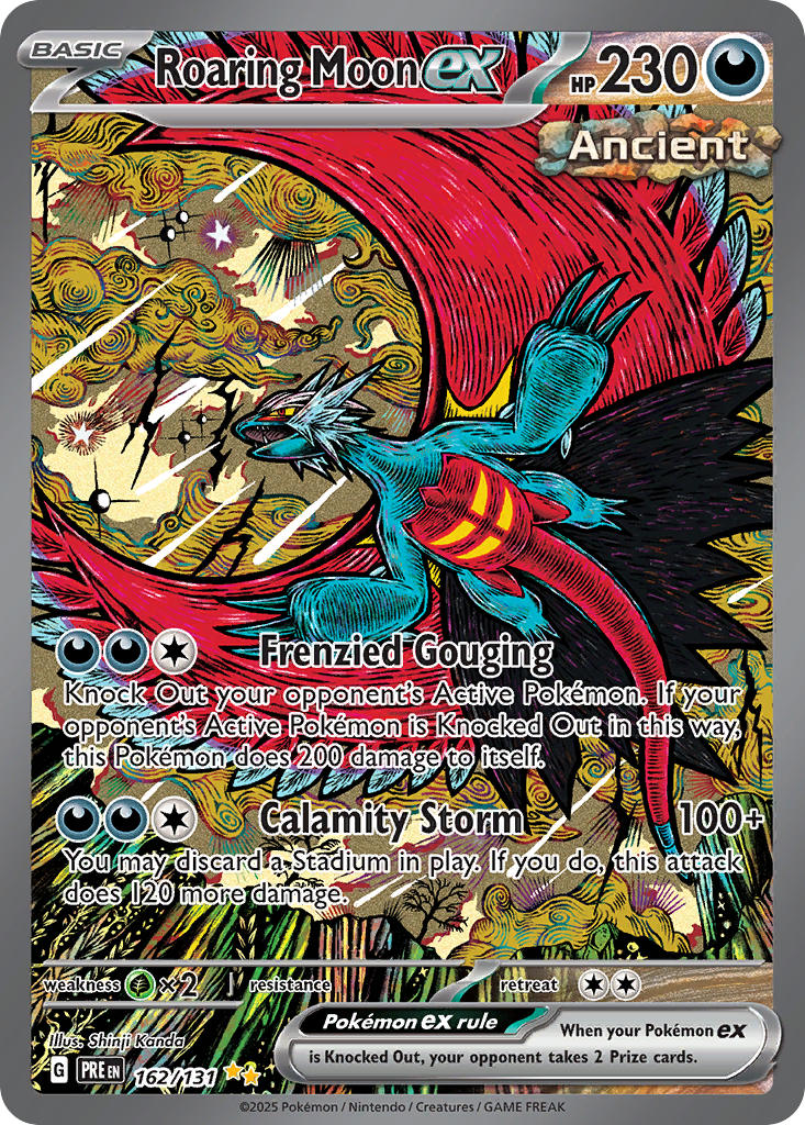 162/131 [PRE] Roaring Moon ex - Special Illustration Rare