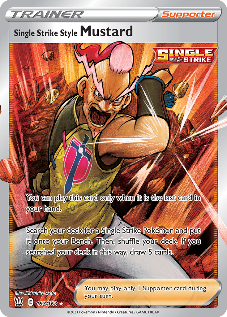 163/163 [BST] Single Strike Style Mustard - Rare Ultra
