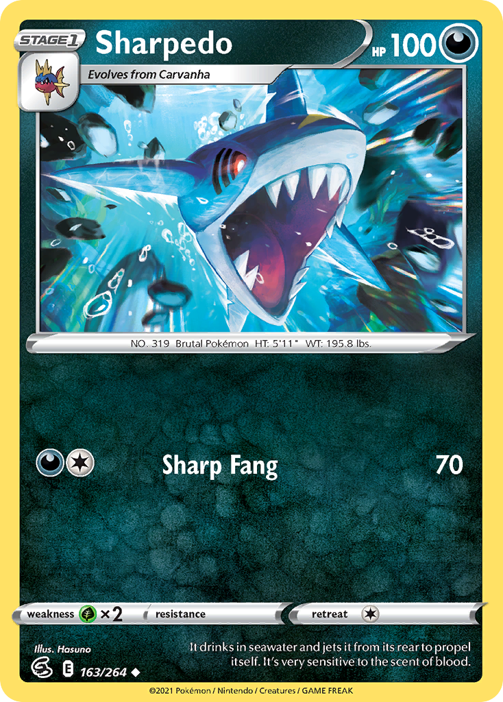 163/264 [FST] Sharpedo - Uncommon