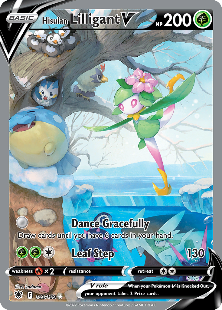 163/189 [ASR] Hisuian Lilligant V - Rare Ultra
