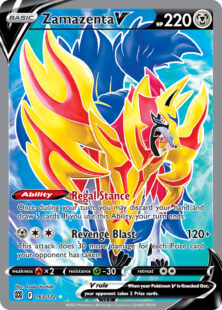 163/172 [BRS] Zamazenta V - Rare Ultra
