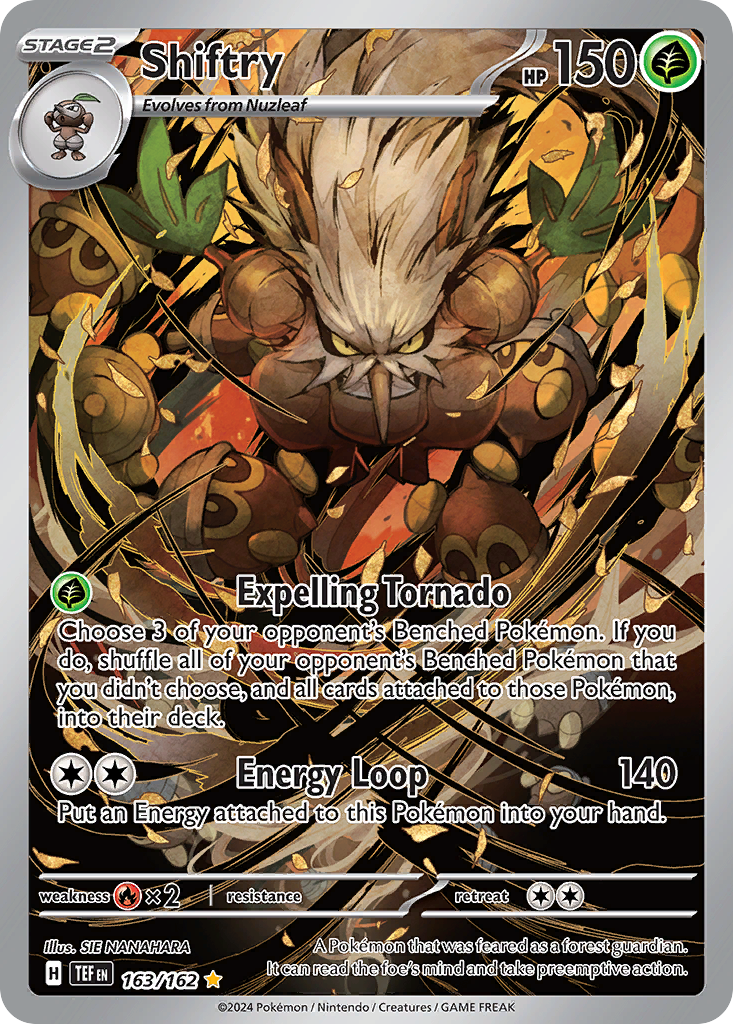 163/162 [TEF] Shiftry - Illustration Rare