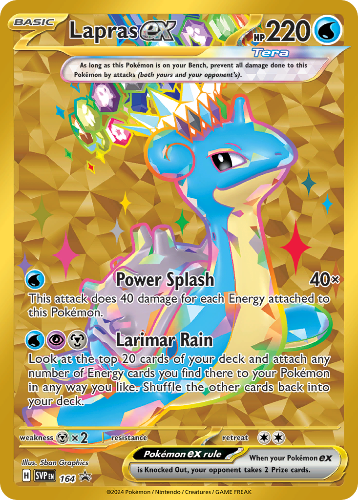164/215 [PR-SV] Lapras ex - Promo