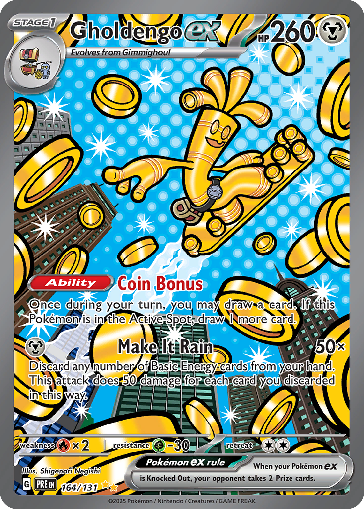 164/131 [PRE] Gholdengo ex - Special Illustration Rare
