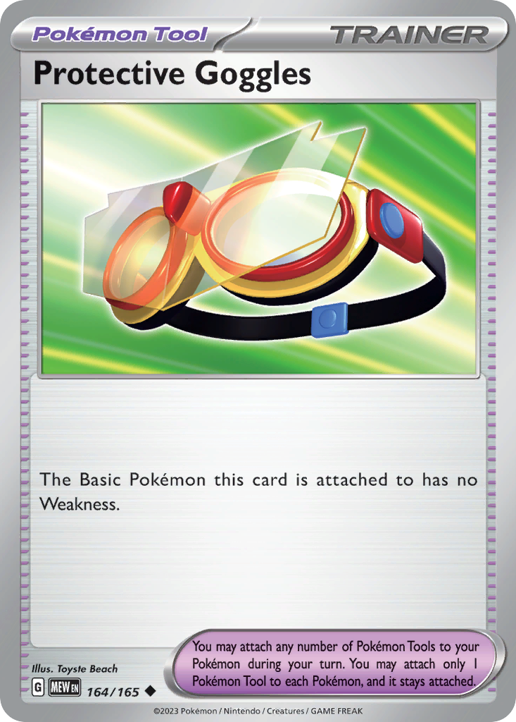 164/165 [SV3PT5] Protective Goggles - Uncommon