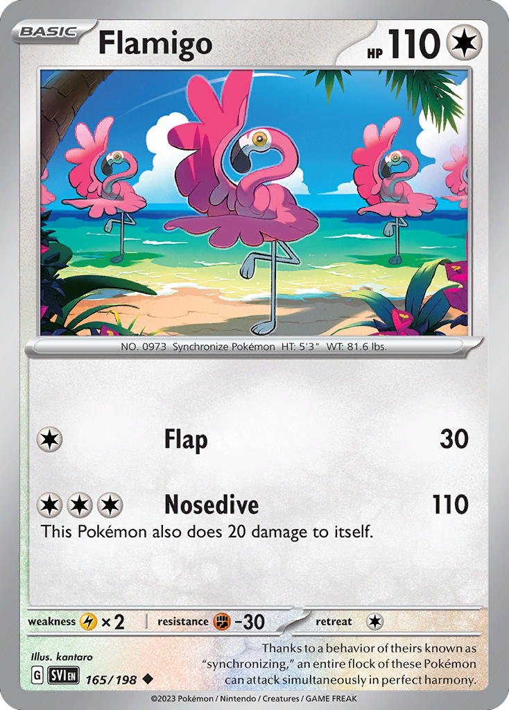 165/198 [SV1] Flamigo - Uncommon