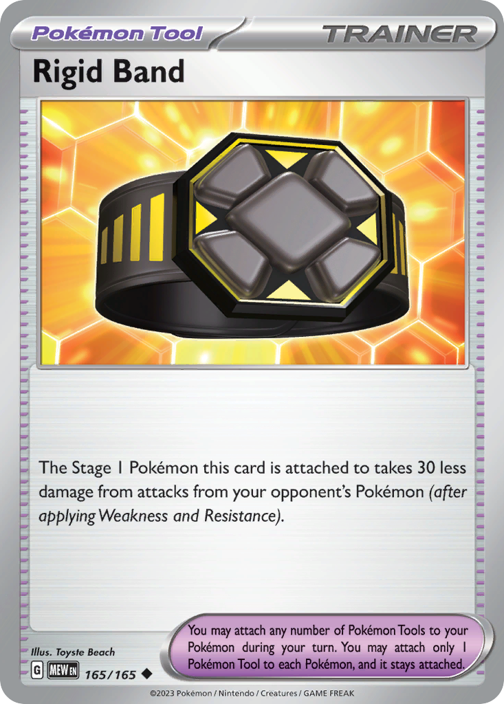 165/165 [SV3PT5] Rigid Band - Uncommon
