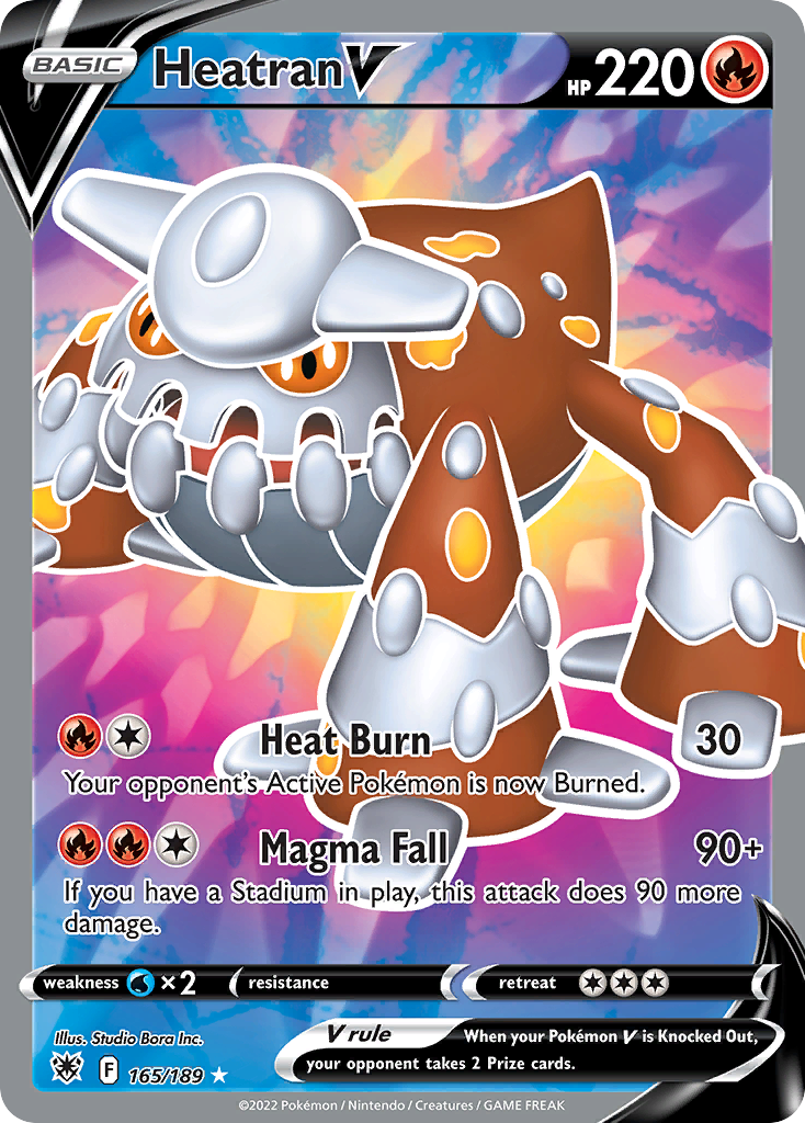 165/189 [ASR] Heatran V - Rare Ultra
