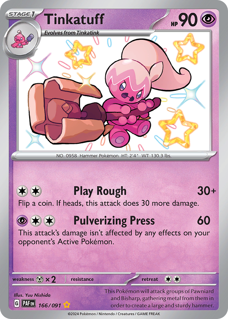 166/91 [SV4PT5] Tinkatuff - Shiny Rare