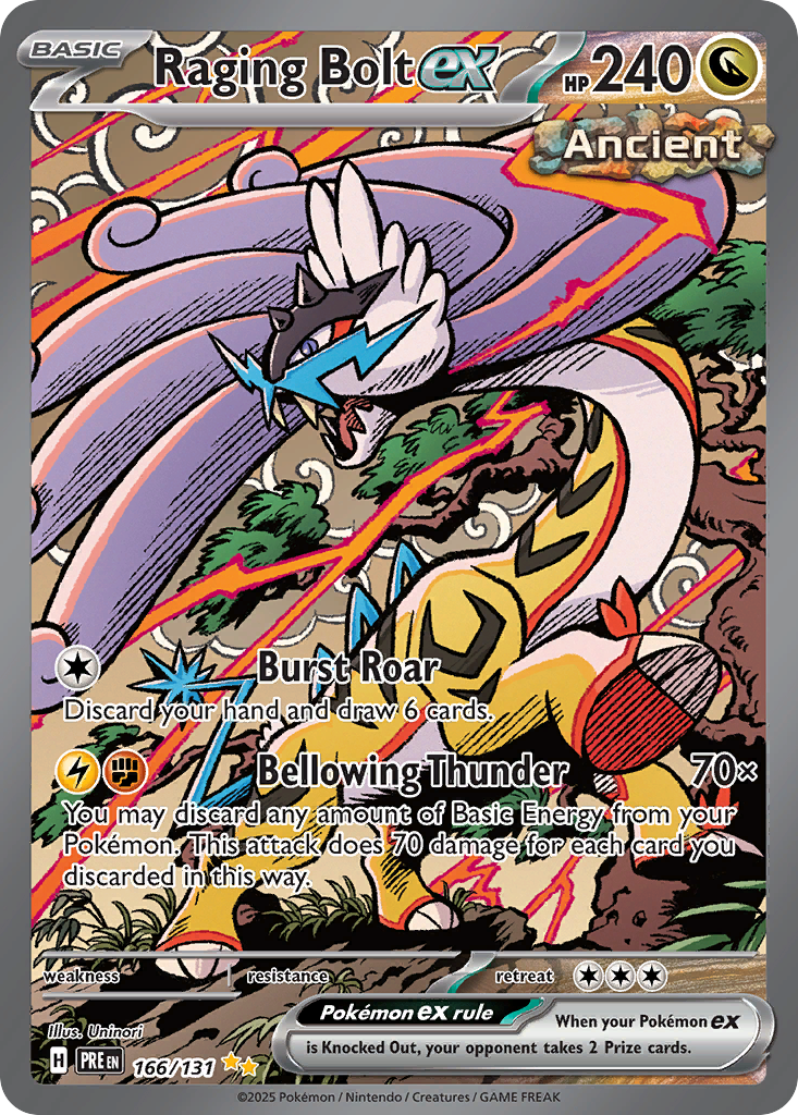 166/131 [PRE] Raging Bolt ex - Special Illustration Rare