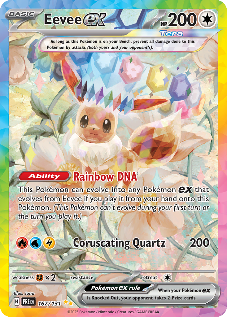 167/131 [PRE] Eevee ex - Special Illustration Rare