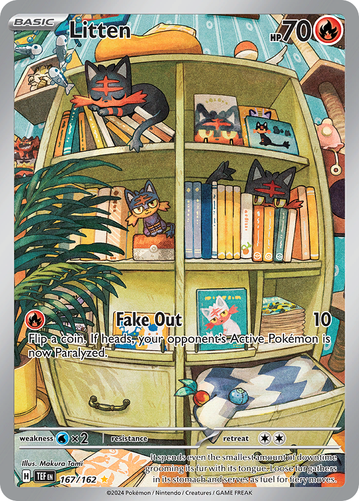 167/162 [TEF] Litten - Illustration Rare