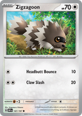 167/197 [SV3] Zigzagoon - Common