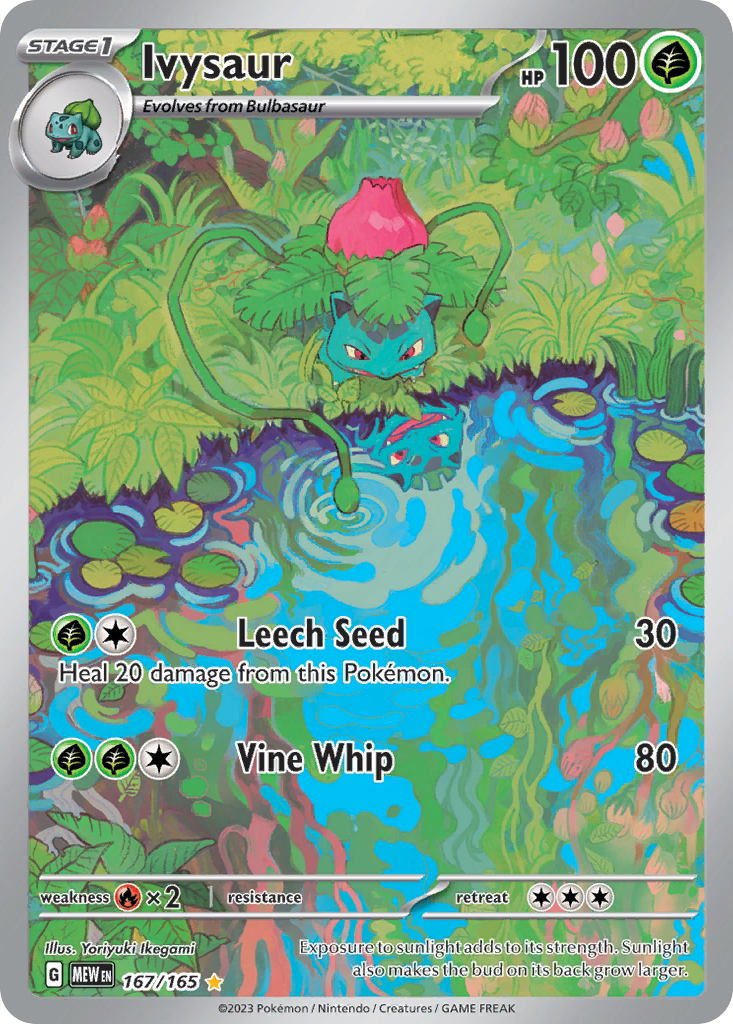 167/165 [SV3PT5] Ivysaur - Illustration Rare