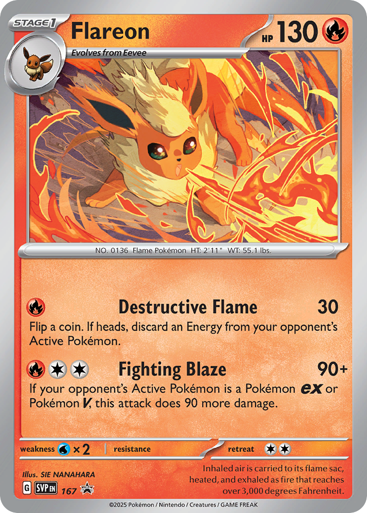 167/215 [SVP] Flareon - Promo