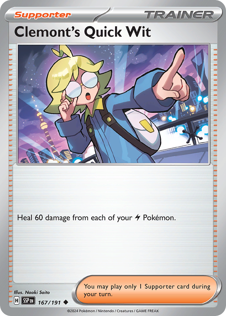 167/191 [SSP] Clemont's Quick Wit - Uncommon