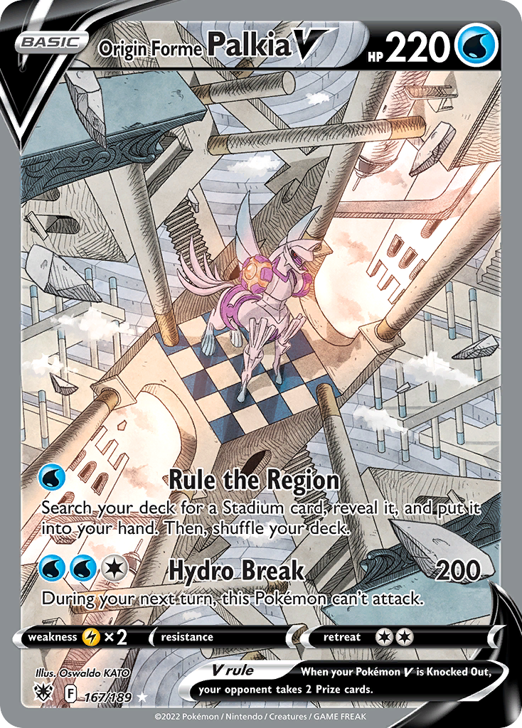 167/189 [ASR] Origin Forme Palkia V - Rare Ultra