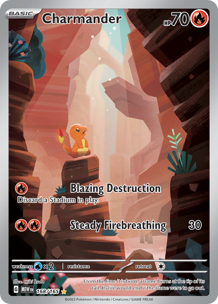 168/165 [SV3PT5] Charmander - Illustration Rare