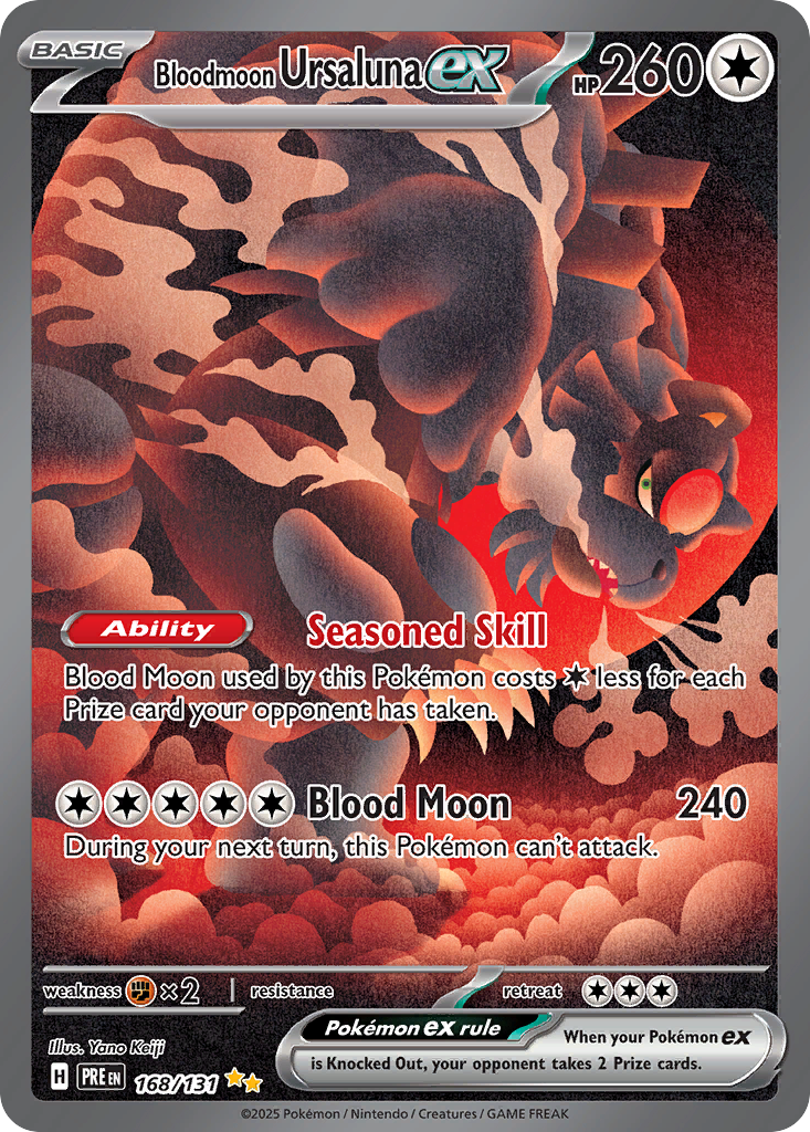 168/131 [PRE] Bloodmoon Ursaluna ex - Special Illustration Rare