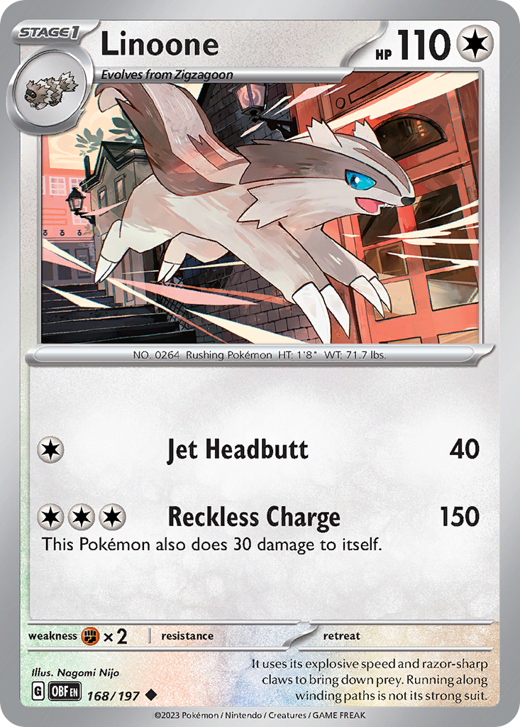 168/197 [SV3] Linoone - Uncommon
