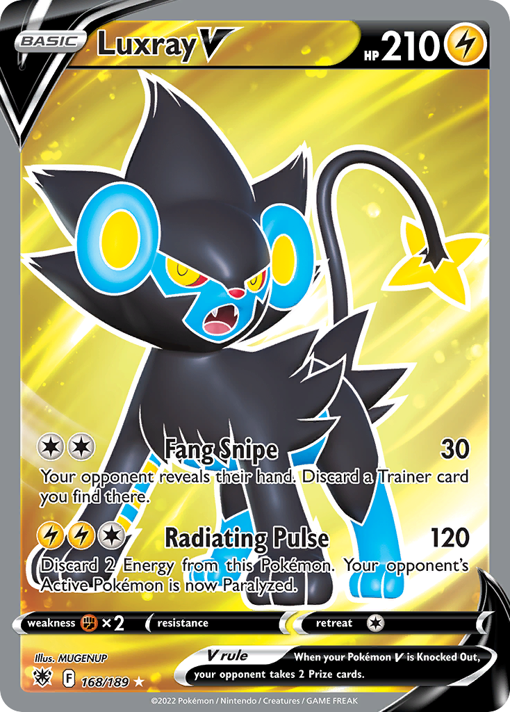 168/189 [ASR] Luxray V - Rare Ultra
