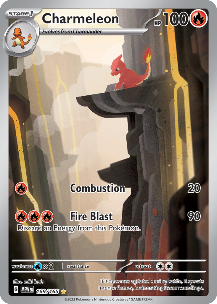 169/165 [SV3PT5] Charmeleon - Illustration Rare