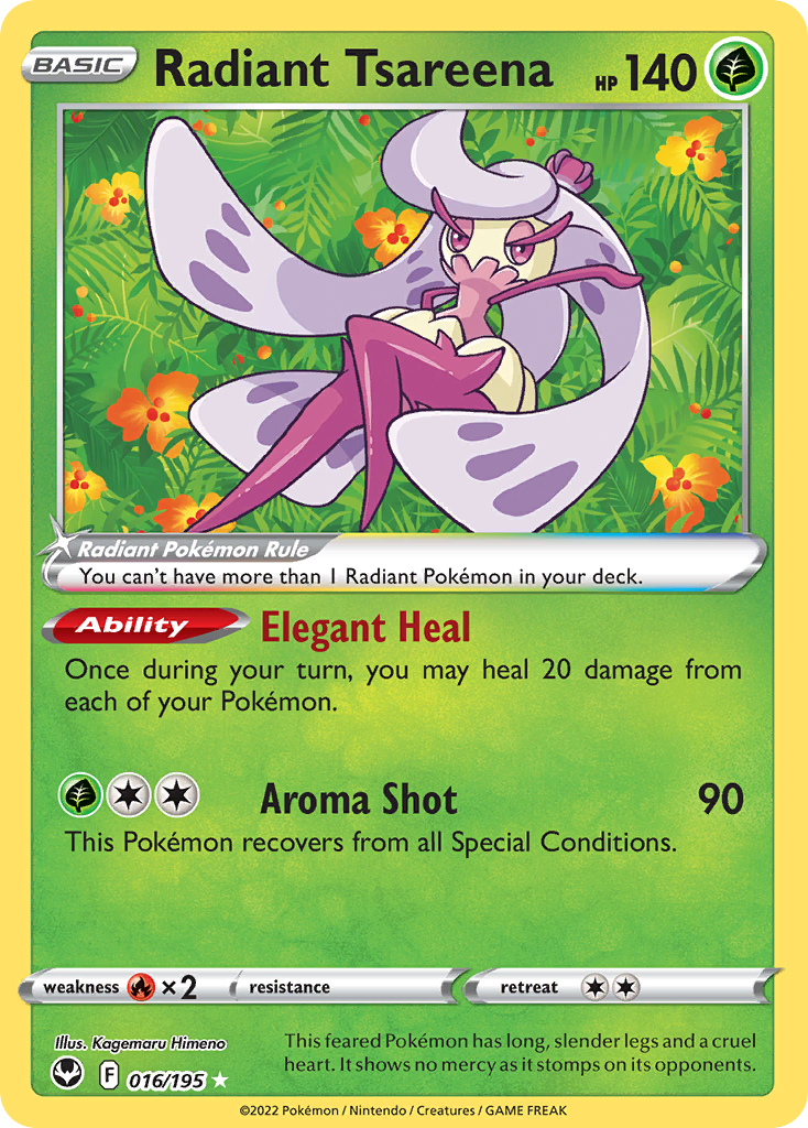 16/195 [SIT] Radiant Tsareena - Radiant Rare