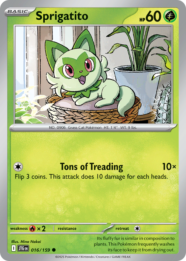 16/159 [JTG] Sprigatito - Common