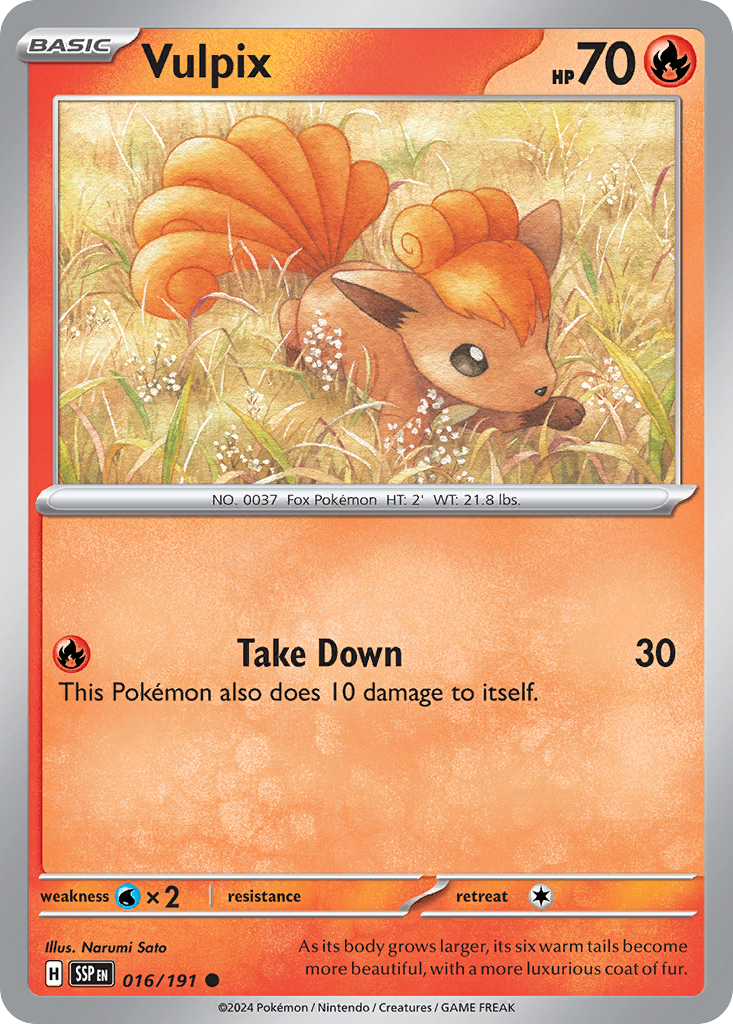 16/191 [SSP] Vulpix - Common