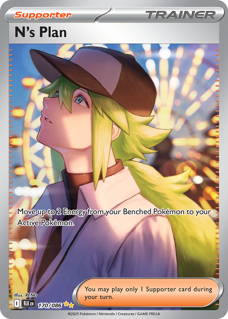 170/86 [BLK] N's Plan - Special Illustration Rare